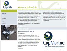 Tablet Screenshot of capfish.co.za